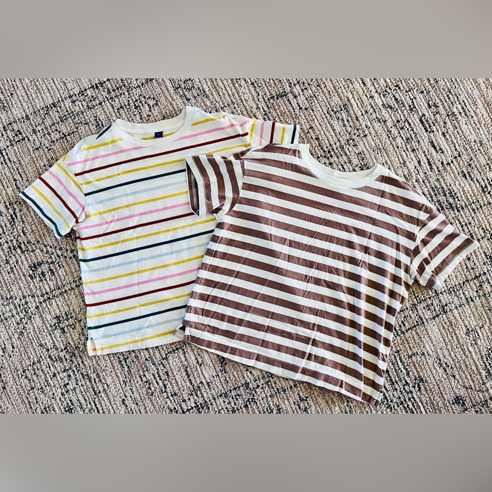 Striped Old Navy tees